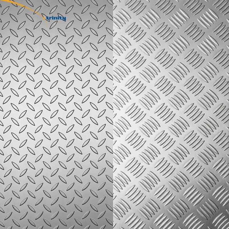 Stainless Steel Checkered Plate (5-Bar Pattern)